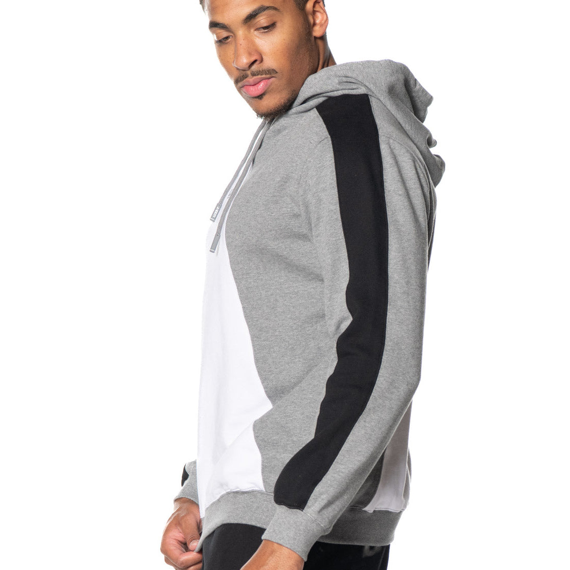 Triangle Color Block Hoodie