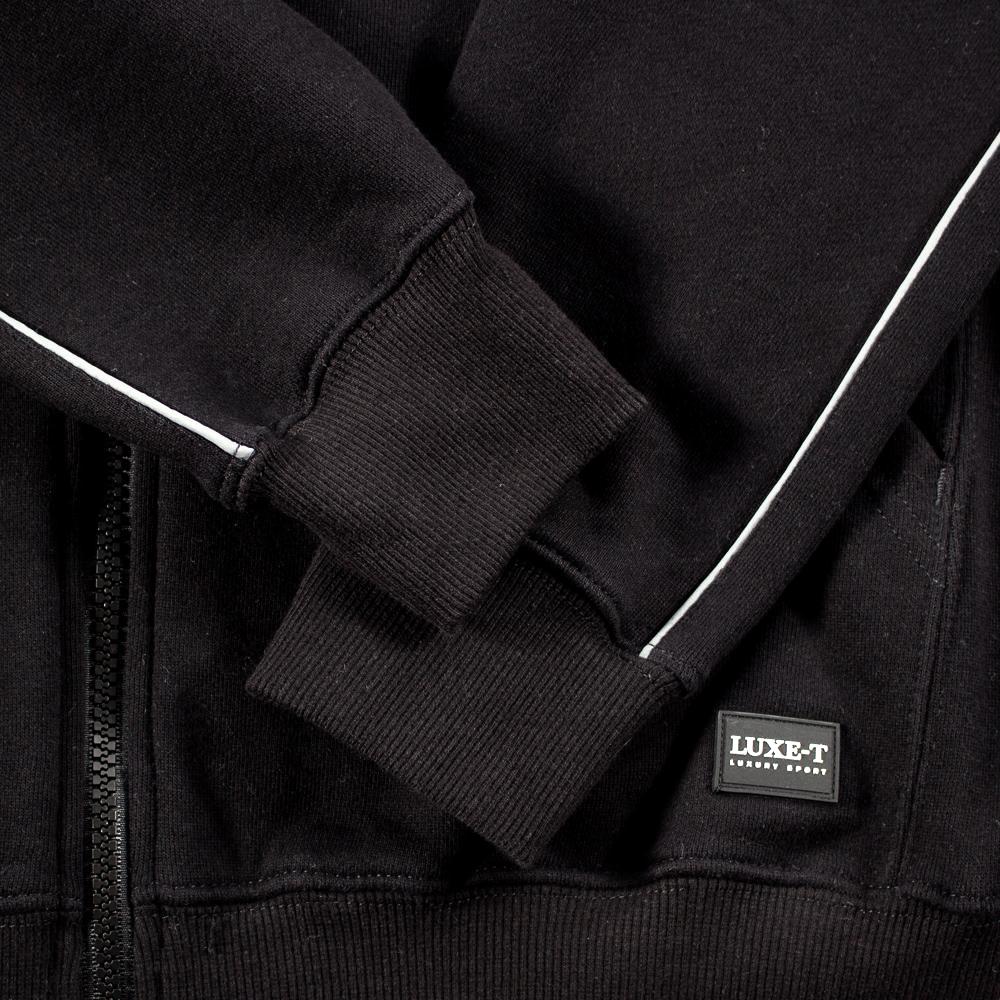Full Zip Hoodie with Reflective Piping